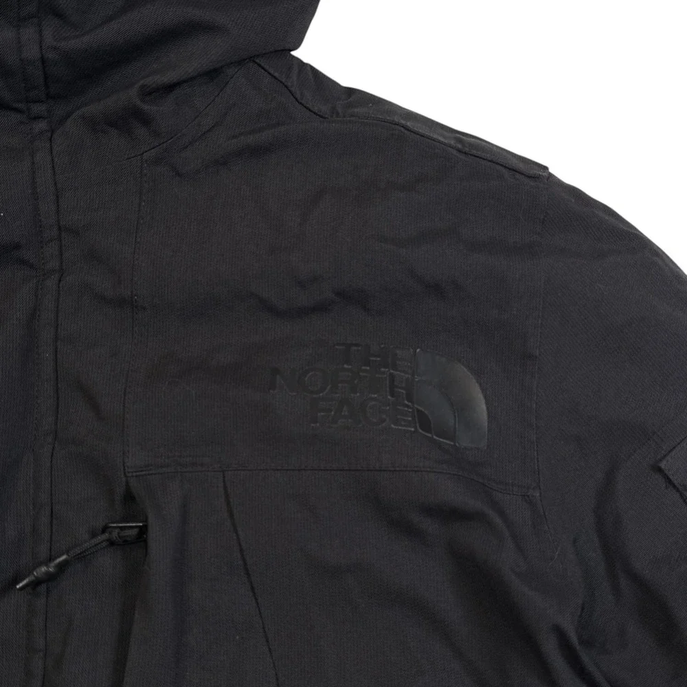 The North Face Parka Mens Small Black 550 Down Insulated Hooded Jacket NF0A33RE
